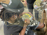 Najee Harris Signed Pittsburgh Steelers Speed Authentic Camo NFL Helmet