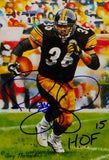 Jerome Bettis Signed Pittsburgh Steelers Goal Line Art Card W/ HOF- JSA W Auth