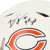 Brian Urlacher Chicago Bears Signed Flat White Authentic Helmet & HOF 2018 Insc