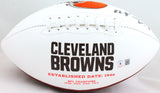 Jeremiah Owusu-Koramoah Autographed Cleveland Browns Logo Football- BA W Holo