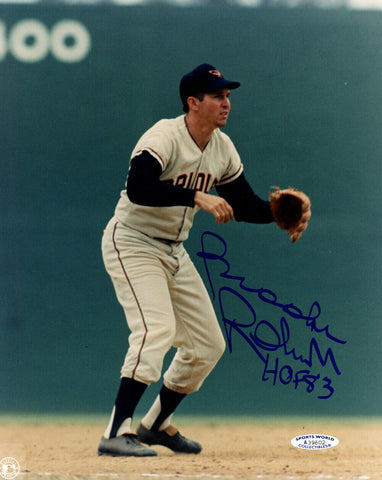 Brooks Robinson Autographed/Signed Baltimore Orioles 8x10 Photo 35929