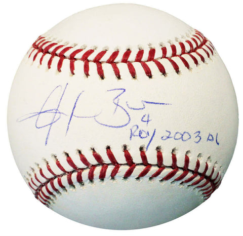 Angel Berroa Signed Rawlings Official MLB Baseball w/ROY 2003 AL