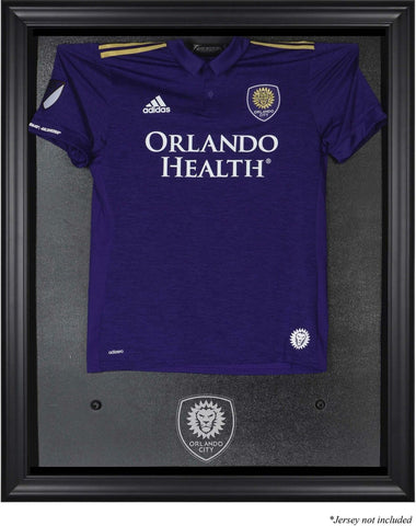 Orlando City SC Black Framed Team Logo Jersey Display Case
