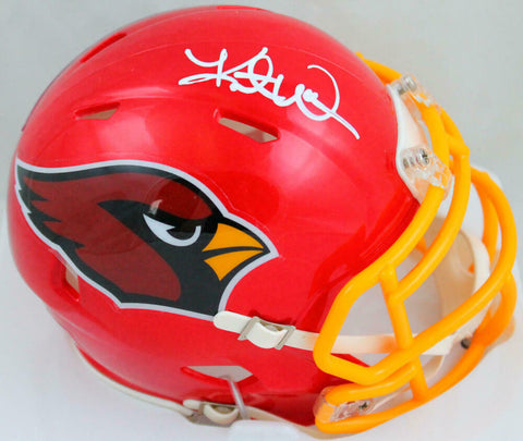 Kurt Warner Autographed Cardinals Flash Speed Mini Helmet-Beckett W Hologram