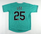 Derrek Lee Signed Florida Marlin Cooperstown Collection Style Jersey JSA Holo