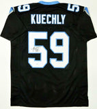 Luke Kuechly Autographed Black Pro Style Jersey - Beckett W *Black *5