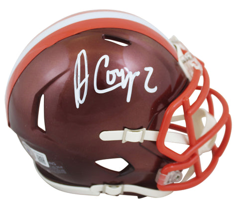 Browns Amari Cooper Authentic Signed Flash Speed Mini Helmet BAS Witnessed