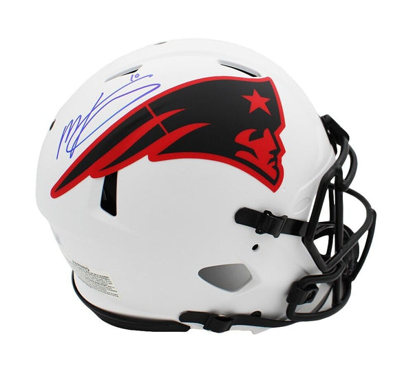 Mac Jones Signed New England Patriots Speed Authentic Lunar NFL Helmet