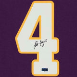 Frmd Brett Favre Minnesota Vikings Signed Purple Mitchell & Ness Replica Jersey
