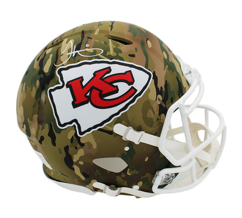 Tyreek Hill Signed Kansas City Chiefs Speed Authentic Camo NFL Helmet