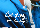 Bob Lilly Signed Cowboys 8x10 Close Up HM Photo w/ Mr Cowboy- Beckett W *White