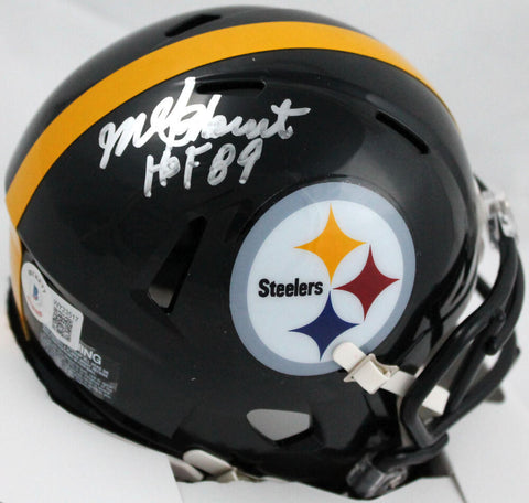 Mel Blount Autographed Steelers Speed Mini Helmet with HOF-Beckett W Hologram