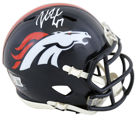 Broncos John Lynch Authentic Signed Speed Mini Helmet Autographed BAS Witnessed