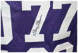 Purple People Eaters Autographed/Signed Pro Style Purple XL Jersey BAS 29415