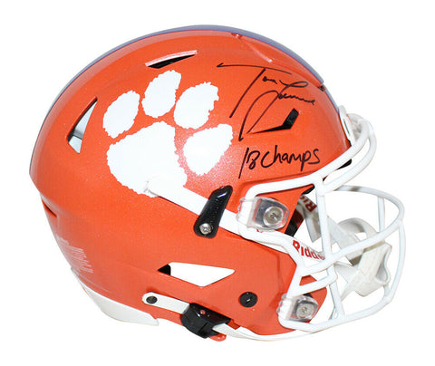 Trevor Lawrence Signed Clemson Tigers Authentic Speed Flex Helmet FAN 31600