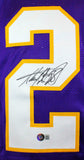 Adrian Peterson Signed Purple Pro Style Stat Jersey- BeckettW Hologram *Black *2