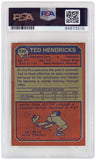 Ted Hendricks autographed Colts 1973 Topps Card #430 w/HOF'90 -(PSA/DNA)