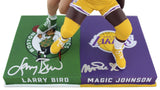 Magic Johnson & Larry Bird Signed One on One Exclusive NBA Bobblehead Duo BAS