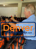 John Elway Autographed/Signed Denver Broncos F/S Eclipse Helmet BAS 29431