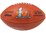 ODELL BECKHAM Jr. Autographed Rams Super Bowl LVI Official Football FANATICS