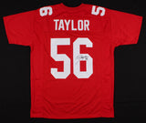 Lawrence Taylor Signed Giants Jersey (JSA COA) 2xSuper Bowl Champion (XXI, XXV)