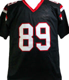 Bryan Edwards Autographed Black College Style Jersey w/ All Time-Beckett W*Black