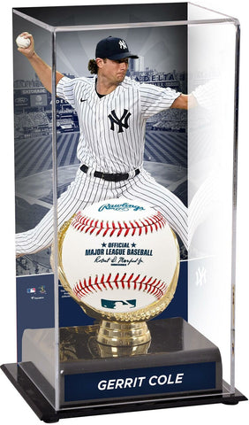 Gerrit Cole New York Yankees Gold Glove Display Case with Image