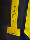 Tom Brady Signed Autographed Framed Michigan Jersey Tristar