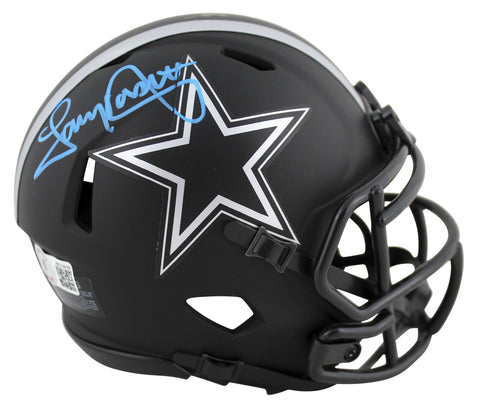 Cowboys Tony Dorsett Authentic Signed Eclipse Speed Mini Helmet BAS Witnessed