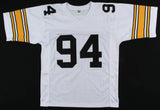 Chad Brown Signed Pittsburgh Steelers Jersey (JSA COA) 3xPro Bowl Linebackr