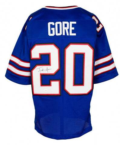 Frank Gore Signed Buffalo Bills Blue Jersey (JSA COA) 5xPro Bowl Running Back