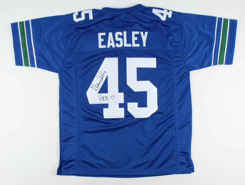 Kenny Easley Signed Seahawks Jersey Inscribed " HOF '17" (JSA COA) 5xPro Bowl DB