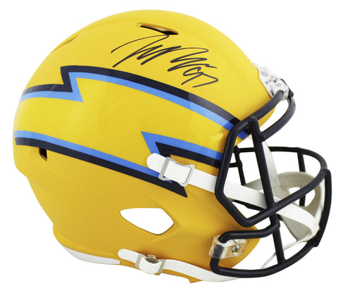 Chargers Joey Bosa Authentic Signed AMP Full Size Speed Rep Helmet BAS Witnessed