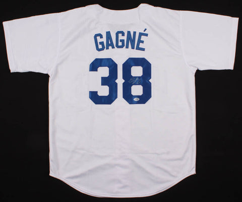 Eric Gagne Signed Los Angeles Dodgers Jersey (Beckett COA)NL Cy Young Award 2003
