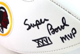 Mark Rypien Autographed Washington Redskins Logo Football- JSA W Long INSC