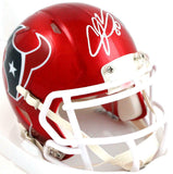 Andre Johnson Autographed Houston Texans Flash Speed Mini Helmet-JSA W *White