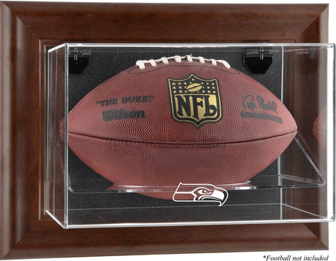 Seahawks Brown Football Display Case - Fanatics