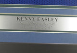 SEAHAWKS KENNY EASLEY AUTOGRAPHED SIGNED FRAMED BLUE JERSEY MCS HOLO 177855