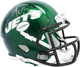 Aaron Rodgers New York Jets Autographed Riddell Speed Mini Helmet