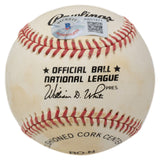 Hank Aaron Milwaukee Braves Signed National League Baseball BAS LOA 471