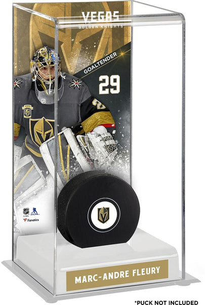 Marc-Andre Fleury Vegas Golden Knights Deluxe Tall Hockey Puck Case