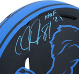 Calvin Johnson Lions Signed Eclipse Alternate Authentic Helmet & "HOF 2021" Insc