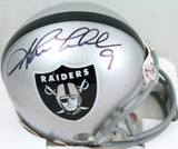 Shane Lechler Autographed Oakland Raiders Mini Helmet-Beckett W hologram
