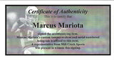 MARCUS MARIOTA AUTOGRAPHED WHITE LOGO FOOTBALL OREGON DUCKS MM HOLO STOCK #89835