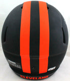 Nick Chubb Autographed Cleveland Browns F/S Eclipse Speed Helmet - Beckett W Aut