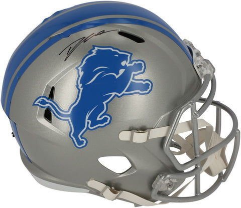 D'Andre Swift Detroit Lions Autographed Riddell Speed Replica Helmet