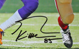 George Kittle Autographed San Francisco 49ers 16x20 Tackle Photo- Beckett W Holo