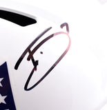 Trevon Diggs Stefon Diggs Autographed NFL F/S Speed Helmet- Beckett W Hologram