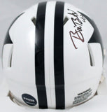 Bill Bates Autographed Dallas Cowboys 60-63 Speed Mini Helmet-Prova *Black