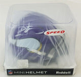 Daunte Culpepper Signed Minnesota Vikings Mini Helmet (JSA COA) 3xPro Bowl Q.B.